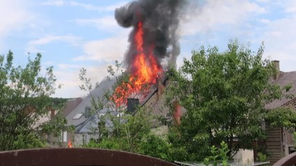 Couvin : important incendie à Petigny