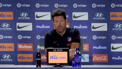 Simeone: "Lo que toca es resolver cada partido a la hora que sea, en el lugar donde sea y con los parones que haya"