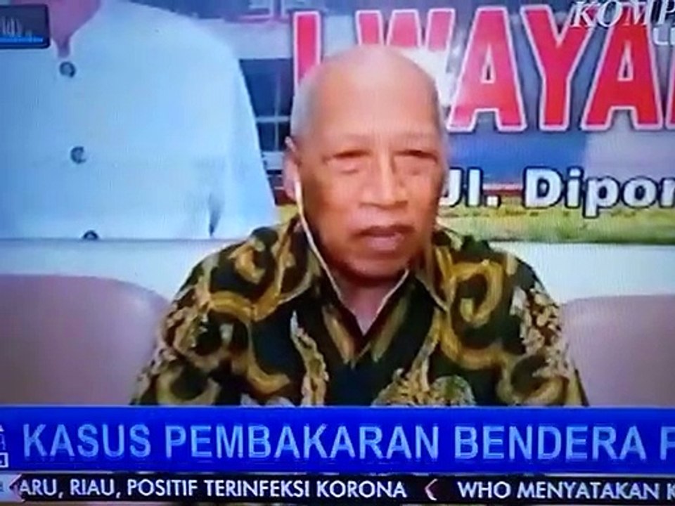 Pembakaran Bendera PDIP Wawancara Kompas TV