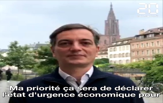 Municipales 2020 à Strasbourg: Alain Fontanel veut «déclarer l'état d'urgence économique»