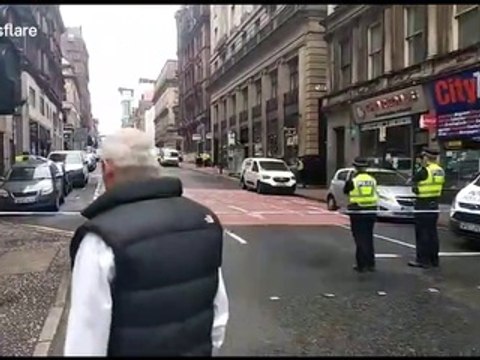 Major incident in Glasgow city centre sees streets cordoned off