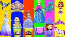 Play Doh Mermaid SOFIA THE FIRST Swimming with Mermaids Anna Elsa Magiclip Disney Surprise Eggs