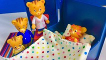 DANIEL TIGER Sick In Bed with Chicken Pox FAMILY and FRIENDS Care for Him-