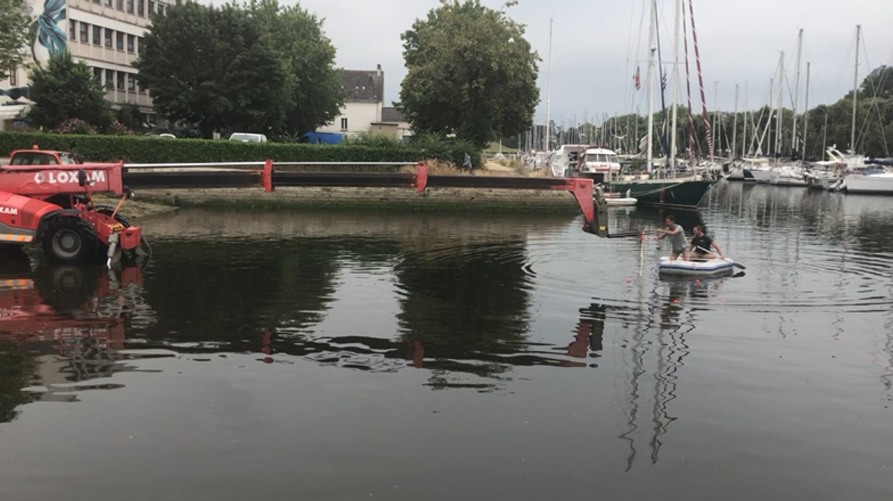 Installation du jardin éphémère par Ouest Concept Jardin