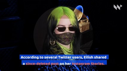 Billie Eilish Unfollows Everyone on Instagram
