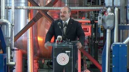 Sanayi ve Teknoloji Bakanı Mustafa Varank, Biyoteknoloji Arge Fabrikası açılışında konuştu