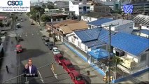 Cámaras de seguridad captaron un accidente de tránsito en Guayaquil