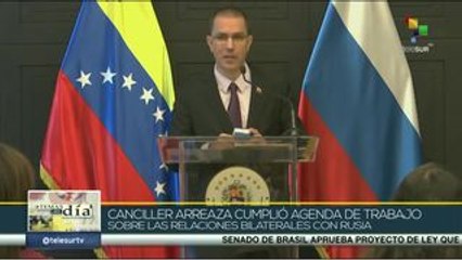 Canciller de Venezuela fortalece en Rusia relaciones de cooperación