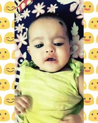 Cute baby boy laughing