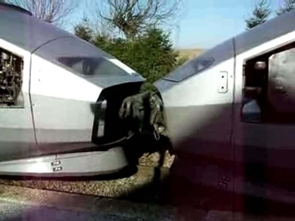 13.02.2008 Désacouplage d'une rame TGV en 2
