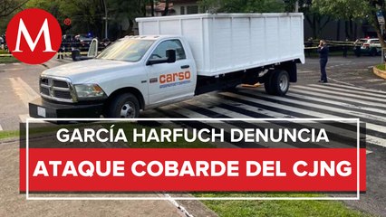 Fue el CJNG, dice Omar García Harfuch tras atentado