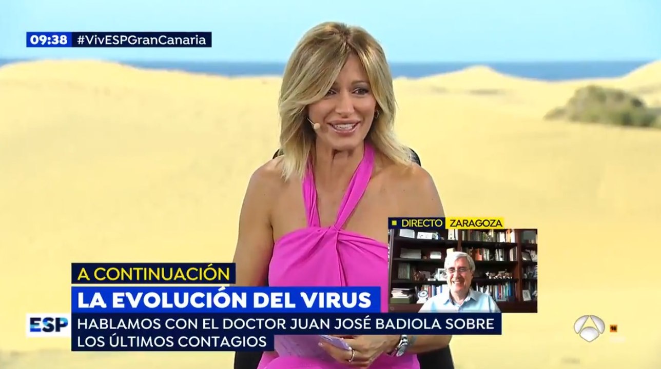 Un 'grillo' ha interrumpido a  Susanna Griso en directo en 'Espejo Público'