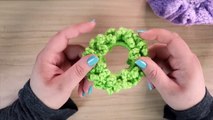 HOW TO Make Crochet Hair SCRUNCHIES - TWO ways! [EASY] عمل توكه شعر كروشيه للبنات سهله