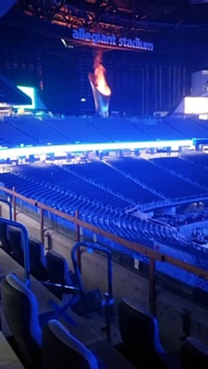 Raider Nation torch in L.V...