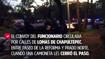 Así fue el atentado contra Omar García Harfuch, Secretario de Seguridad Ciudadana