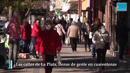 Las calles llenas de gente en cuarentena