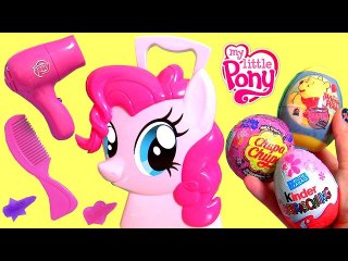 My Little Pony Pinkie Pie Hair Case Kinder Surprise Eggs - Maletín Mi Pequeño Pony Peinados