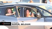 Belgique : une cérémonie de remise de diplômes en version drive-in