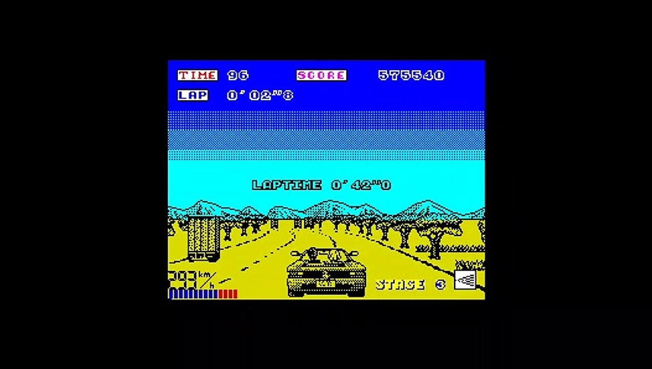 [Longplay] Out Run - ZX Spectrum +3 (1080p 50fps)
