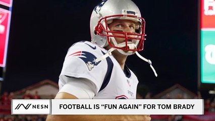 Football is "Fun Again" for Buccaneers QB Tom Brady