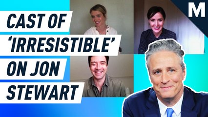 The cast of “Irresistible” rave about their director, Jon Stewart
