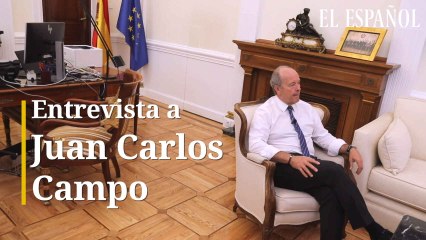 Entrevista al ministro de Justicia, Juan Carlos Campo