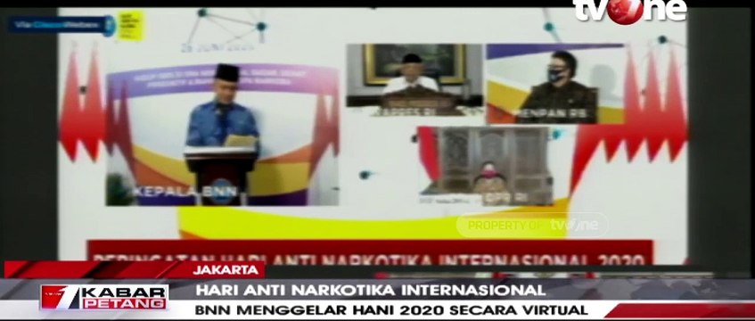 BNN Gelar Hari Anti Narkotika Internasional Secara Virtual