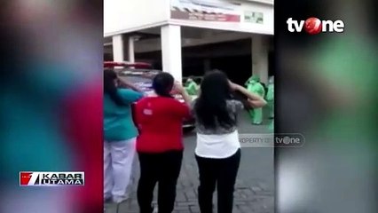 Kepergian Jenazah Nakes Positif Corona Diiringi Penghormatan