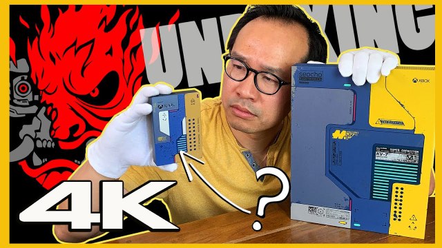 XBOX CYBERPUNK 2077 : notre UNBOXING en 4K + SURPRISE + Message Caché de Microsoft