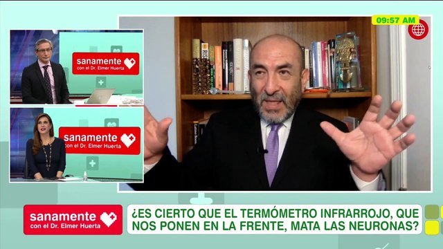 Sanamente con el Doctor Elmer Huerta: ¿El termómetro infrarrojo mata las neuronas? (HOY)