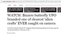 Butterfly-shaped UFO was spotted in Southern Ohio on October 2015