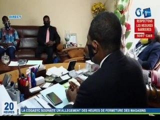 RTG - Rencontre des membres de la COGASYC pour une mise au point sur les revendications et les abus que subissent les commerçants