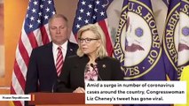 Liz Cheney Tweet Showing Dick Cheney In Mask Goes Viral