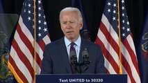 Democratic candidate Joe Biden speaks on the Affordable Care Act — 6-25-2020