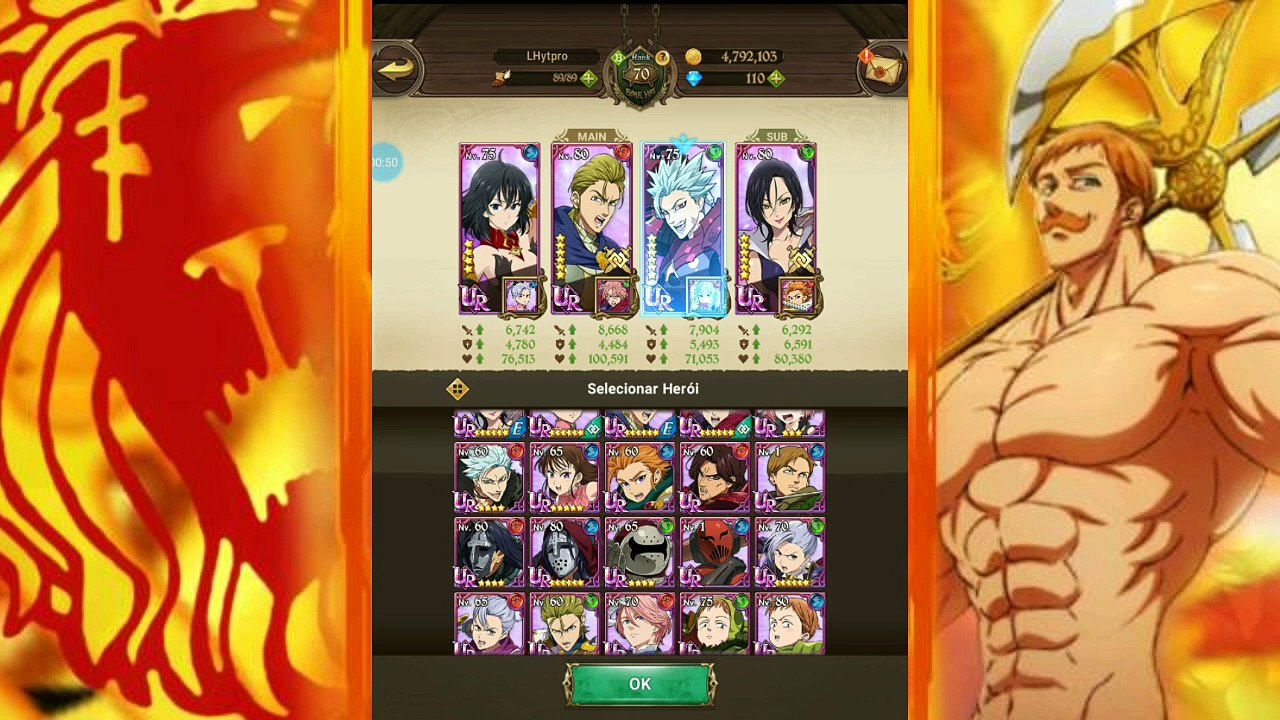 Team Howzer no The Seven Deadly Sins Grand Crozz