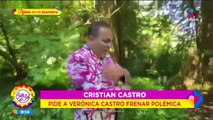 ¡Cristian Castro responde a las declaraciones de Yolanda Andrade de lo golpes a Verónica!