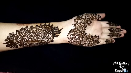 Easy Mehndi design || সহজ ও সুন্দর মেহেদী ডিজাইন