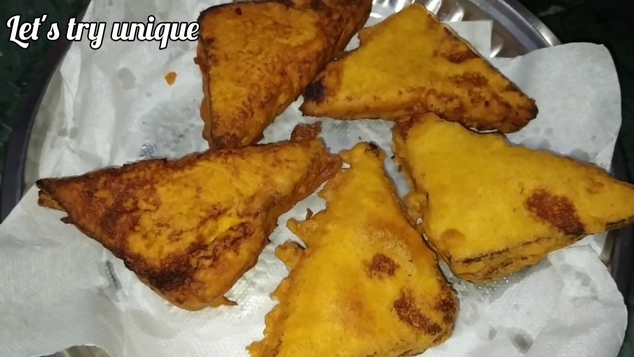 ब्रेड पकौड़ा | Bread Pakoda in just 5 minutes - New Snacks Recipe - Indian Snacks - Tea Time Snacks