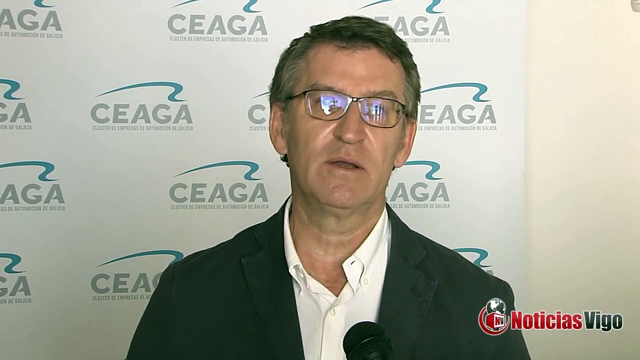 Feijóo comprométese co sector da automoción para converter Galicia nun polo de loxística industrial