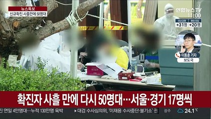 신규 확진 51명…집단감염·해외유입 모두 늘어