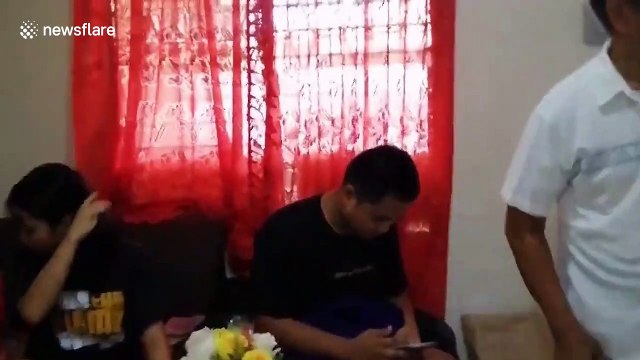 Mother holds surprise graduation for son after coronavirus cancellation