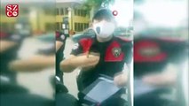 Polis ile vatandaşın canlı yayında 14 dakikalık maske tartışması