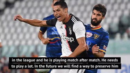 Ronaldo needs minutes right now - Sarri