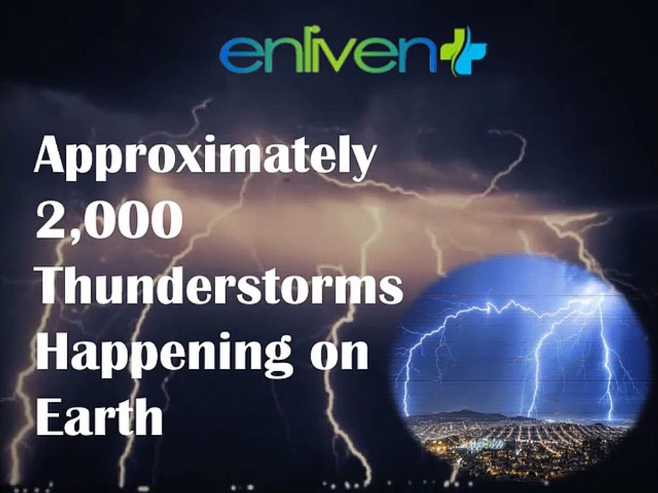 At Any Given Moment, There Are Approximately 2,000 Thunderstorms Happening on Earth