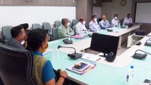 GUJARAT HEALTH OFFICER MEETING WITH CENTRAL TEAM OF EXPERT DOCTORS ON COVID-19 SITUATION