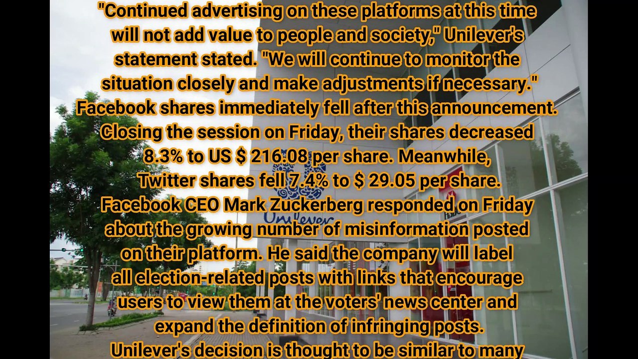 Unilever, Coca Cola suddenly announced to stop advertising