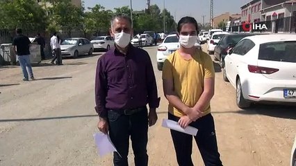 Mardin’de baba ve oğul aynı okulda YKS’ye girdi