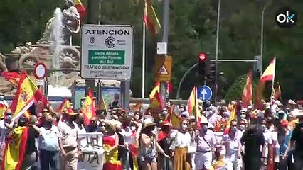 Los pioneros de las caceroladas contra Sánchez se manifiestan contra su gestión del coronavirus
