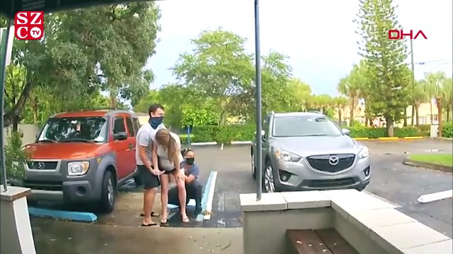 Doğum sancısına dayanamayan kadın kliniğin otoparkında doğum yaptı