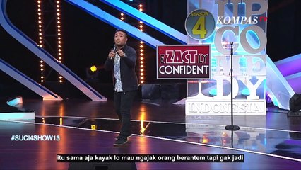 Download Video: Stand Up Comedy Pras Teguh: Dibilang Udah Gak Pantes Pake Baju Cewek - CALLBACK SUCI 4